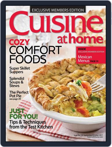 Cuisine at home September 1st, 2017 Digital Back Issue Cover
