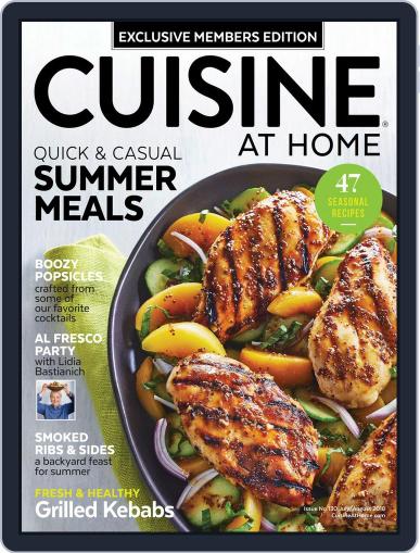 Cuisine at home July 1st, 2018 Digital Back Issue Cover