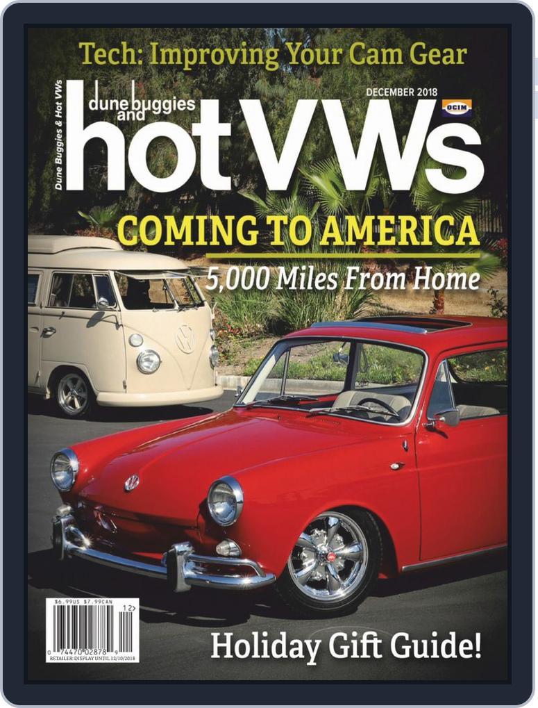 dune buggies and hotVWs December 1st, 2018 Digital Back Issue Cover