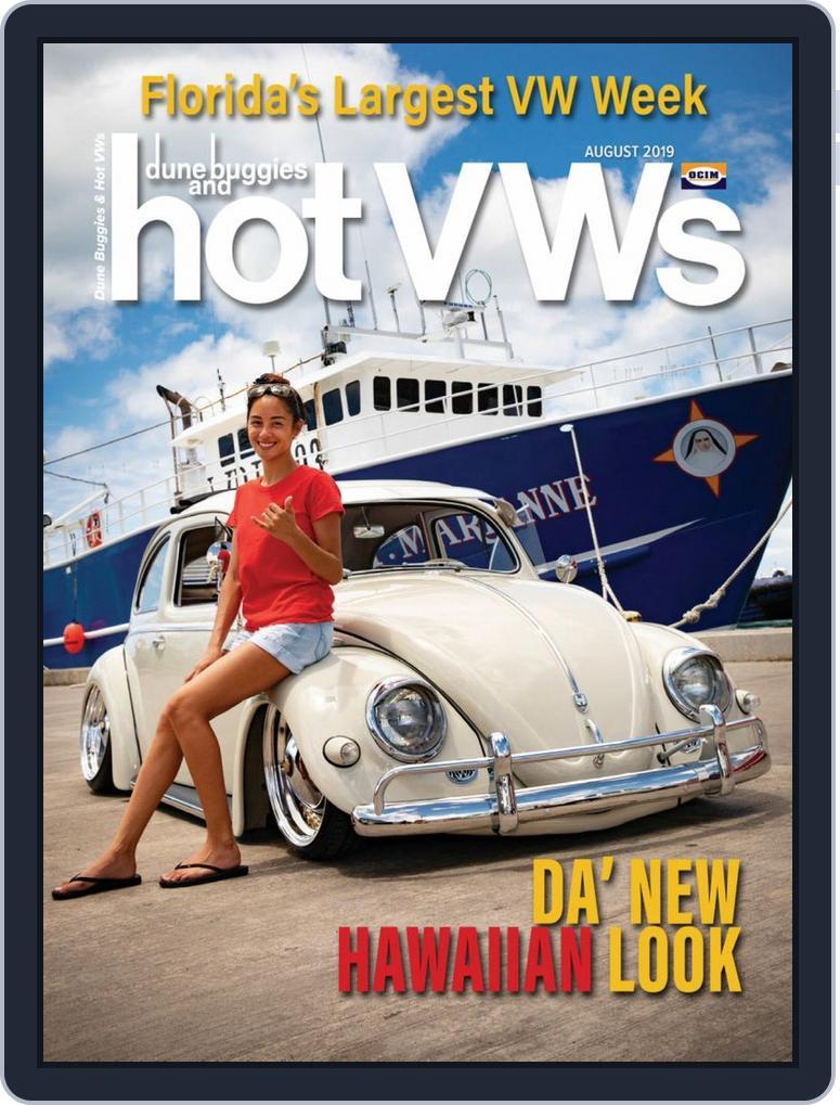 dune buggies and hotVWs August 1st, 2019 Digital Back Issue Cover