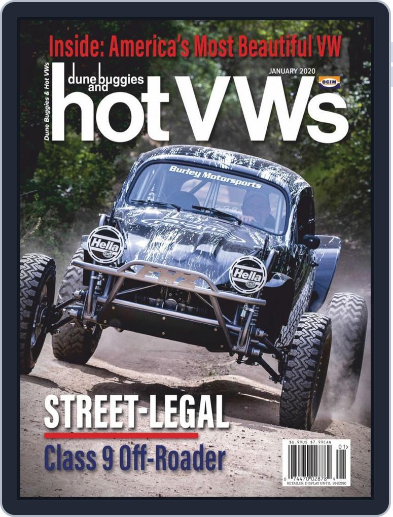 dune buggies and hotVWs January 1st, 2020 Digital Back Issue Cover