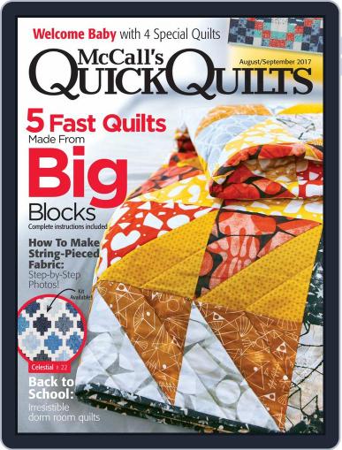 QUICK QUILTS August 1st, 2017 Digital Back Issue Cover