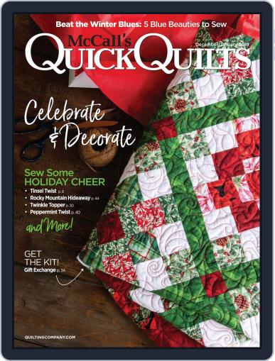 QUICK QUILTS December 1st, 2018 Digital Back Issue Cover