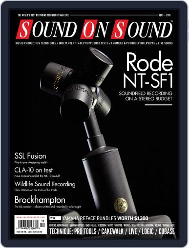 Sound On Sound USA November 22nd, 2018 Digital Back Issue Cover