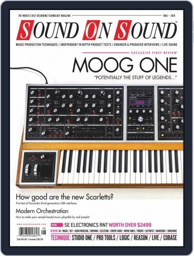 Sound On Sound USA August 1st, 2019 Digital Back Issue Cover