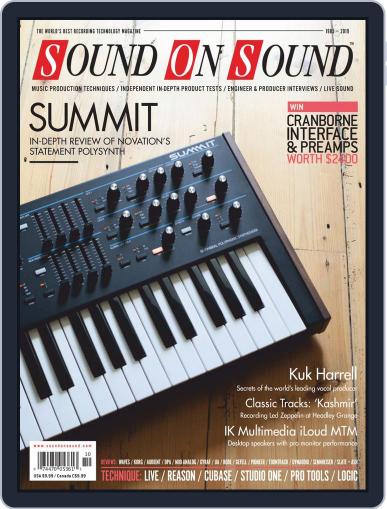 Sound On Sound USA October 1st, 2019 Digital Back Issue Cover