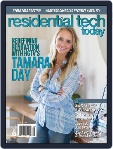 Residential Tech Today July 1st, 2019 Digital Back Issue Cover