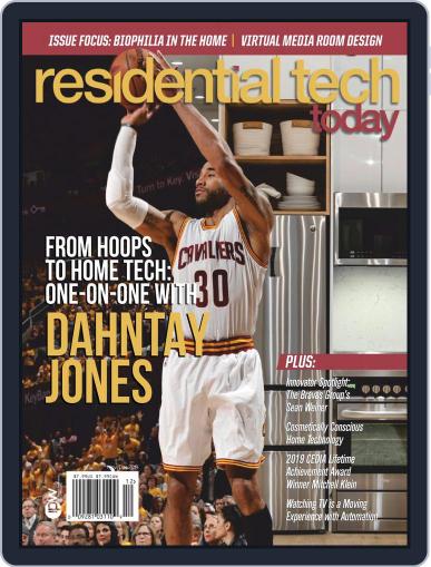 Residential Tech Today November 1st, 2019 Digital Back Issue Cover