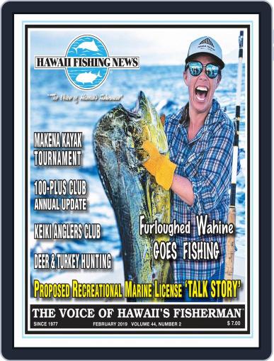 Hawaii Fishing News February 1st, 2019 Digital Back Issue Cover