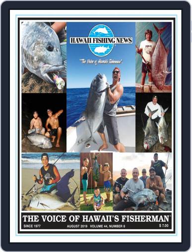 Hawaii Fishing News August 1st, 2019 Digital Back Issue Cover