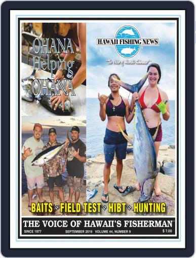 Hawaii Fishing News September 1st, 2019 Digital Back Issue Cover