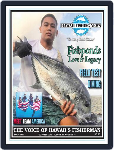 Hawaii Fishing News October 1st, 2019 Digital Back Issue Cover