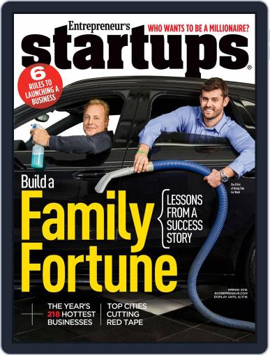 Entrepreneur's Startups March 14th, 2016 Digital Back Issue Cover