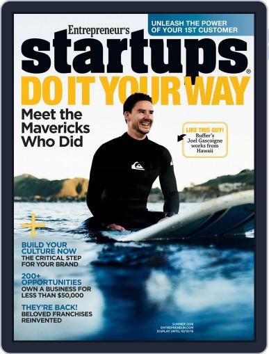 Entrepreneur's Startups June 7th, 2016 Digital Back Issue Cover