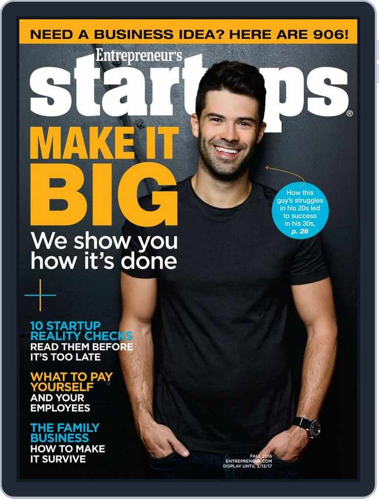 Entrepreneur's Startups Back Issue Fall 2016 (Digital) DiscountMags.com ( Australia)
