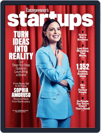 Entrepreneur's Startups October 1st, 2019 Digital Back Issue Cover