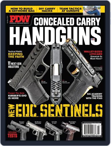 Personal Defense World October 1st, 2019 Digital Back Issue Cover