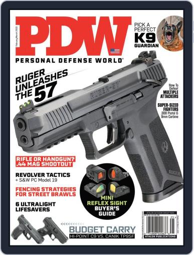 Personal Defense World February 1st, 2020 Digital Back Issue Cover