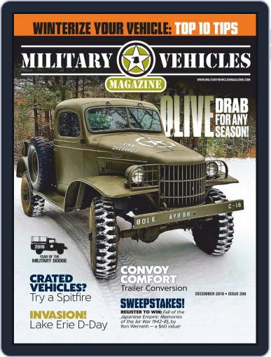 Military Vehicles December 1st, 2019 Digital Back Issue Cover