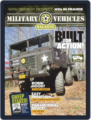 Military Vehicles February 1st, 2020 Digital Back Issue Cover
