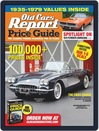 Old Cars Report Price Guide November 1st, 2018 Digital Back Issue Cover