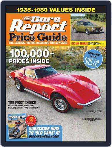 Old Cars Report Price Guide November 1st, 2019 Digital Back Issue Cover