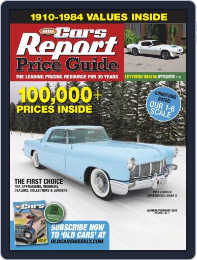 Old Cars Report Price Guide January 1st, 2020 Digital Back Issue Cover