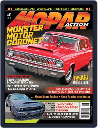Mopar Action August 1st, 2019 Digital Back Issue Cover