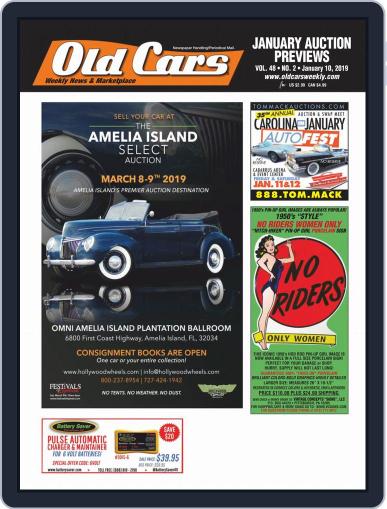 Old Cars Weekly January 10th, 2019 Digital Back Issue Cover