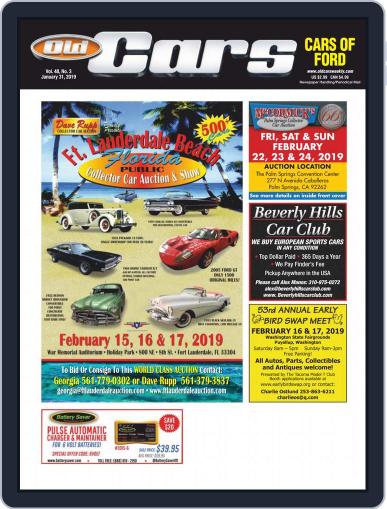 Old Cars Weekly January 31st, 2019 Digital Back Issue Cover