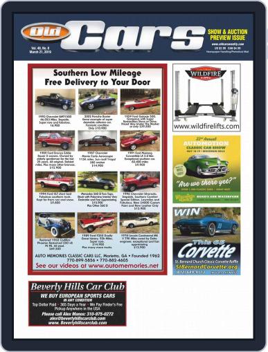 Old Cars Weekly March 21st, 2019 Digital Back Issue Cover