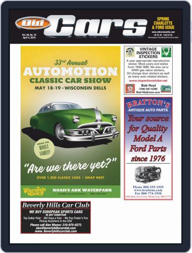 Old Cars Weekly April 4th, 2019 Digital Back Issue Cover