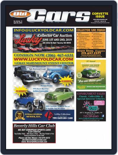 Old Cars Weekly April 25th, 2019 Digital Back Issue Cover