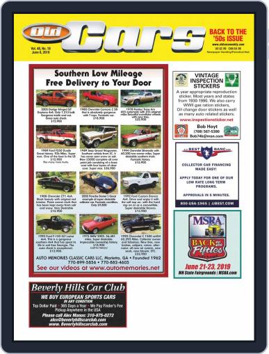 Old Cars Weekly June 6th, 2019 Digital Back Issue Cover