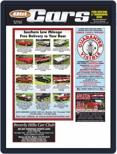 Old Cars Weekly July 11th, 2019 Digital Back Issue Cover