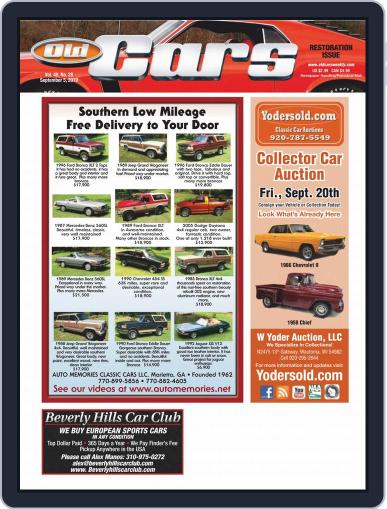 Old Cars Weekly September 5th, 2019 Digital Back Issue Cover