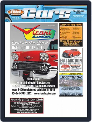 Old Cars Weekly September 26th, 2019 Digital Back Issue Cover