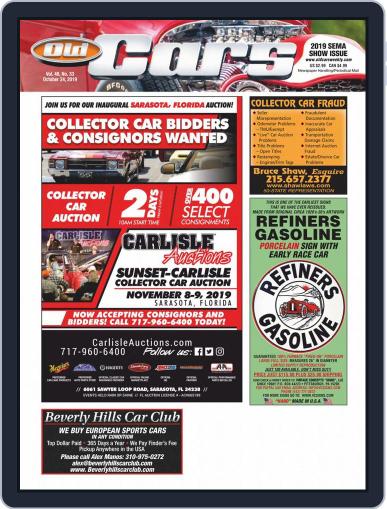 Old Cars Weekly October 24th, 2019 Digital Back Issue Cover