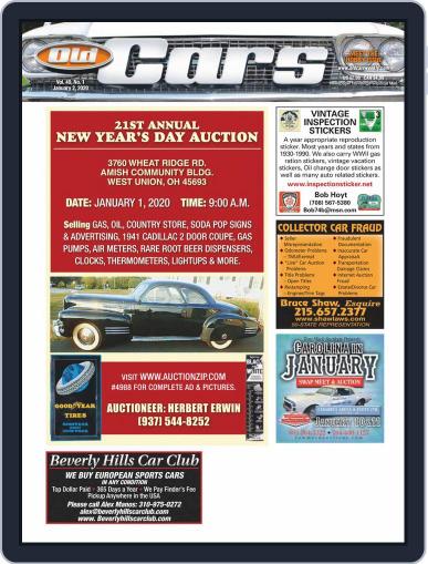 Old Cars Weekly January 2nd, 2020 Digital Back Issue Cover