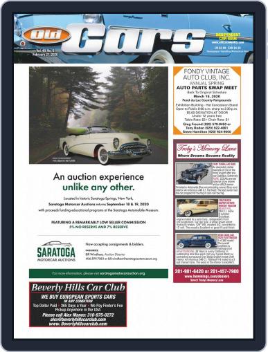 Old Cars Weekly February 27th, 2020 Digital Back Issue Cover