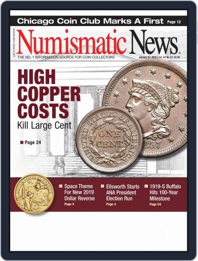 Numismatic News January 22nd, 2019 Digital Back Issue Cover