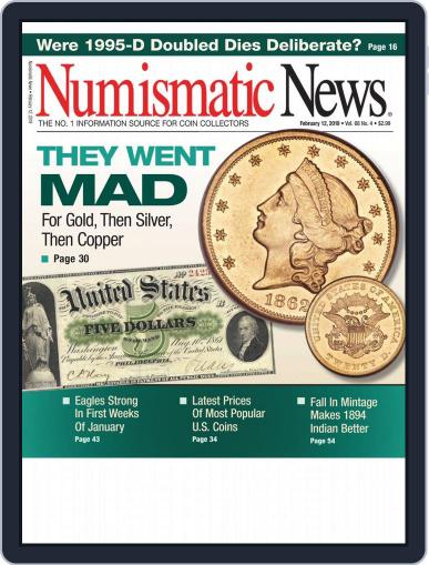 Numismatic News February 12th, 2019 Digital Back Issue Cover