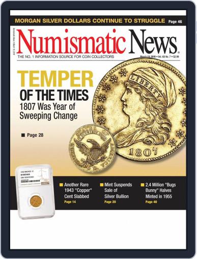 Numismatic News March 19th, 2019 Digital Back Issue Cover
