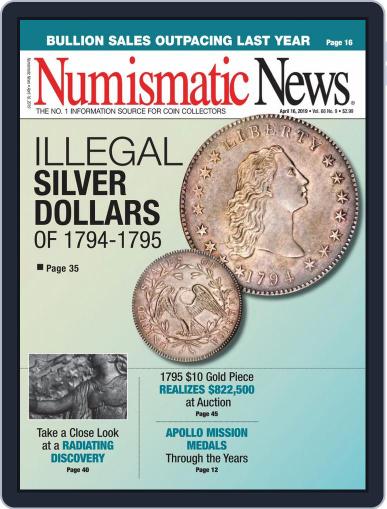 Numismatic News April 16th, 2019 Digital Back Issue Cover