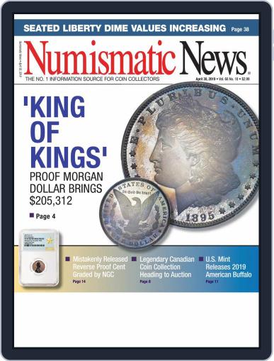 Numismatic News April 30th, 2019 Digital Back Issue Cover