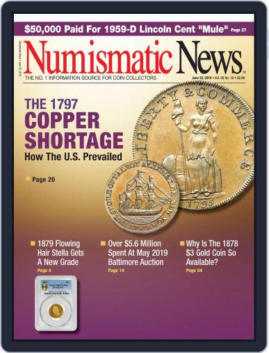 Numismatic News June 25th, 2019 Digital Back Issue Cover
