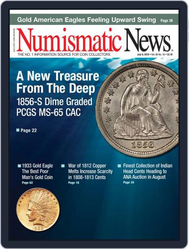 Numismatic News July 9th, 2019 Digital Back Issue Cover