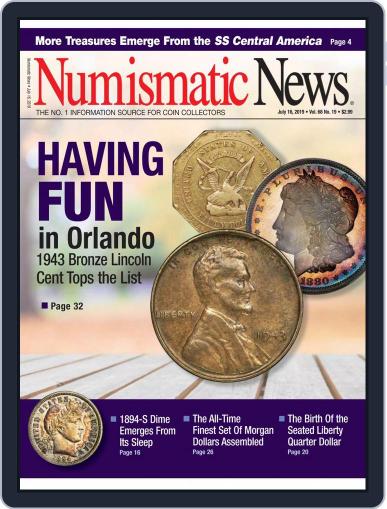Numismatic News July 16th, 2019 Digital Back Issue Cover