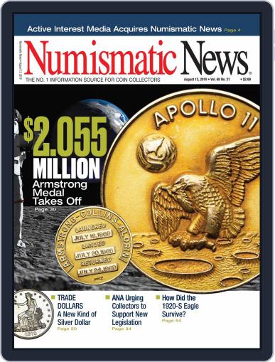 Numismatic News August 13th, 2019 Digital Back Issue Cover