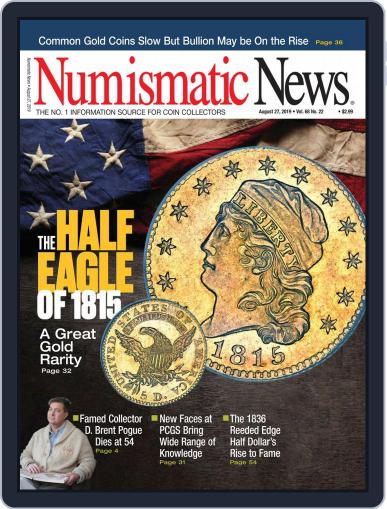 Numismatic News August 27th, 2019 Digital Back Issue Cover